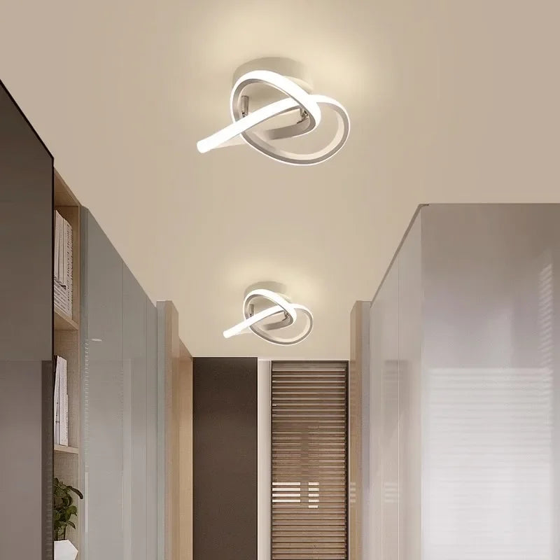 Modern LED Ceiling Light Minimalist Balcony Aisle Lamp Home Corridor Porch Channel Ceiling Lamp Nordic Ins Wind Cloakroom Lamp