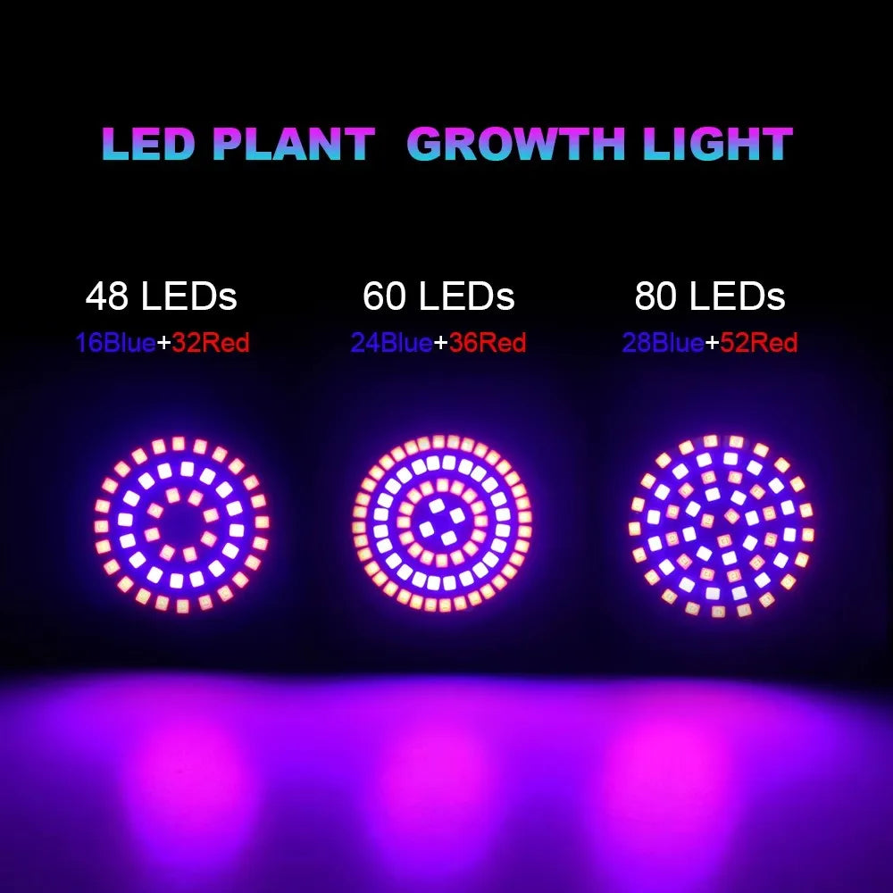 2pcs/lot LED Grow Light Bulb E27 E14 GU10 MR16 Full Spectrum Greenhouse Hydroponic Grow lamp...