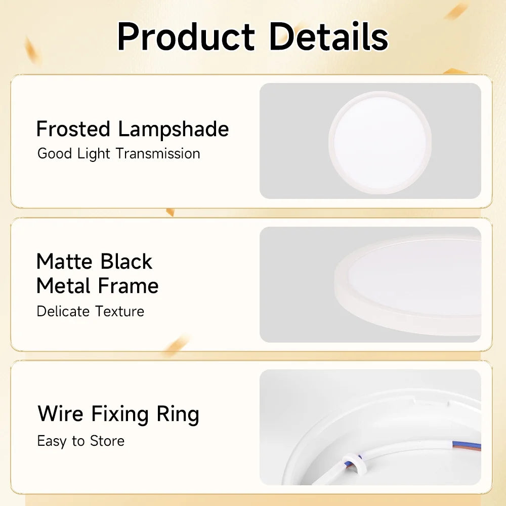 Led Ceiling Lamp Modern Ceiling Chandelier 220V Led Panel Lighting Fixture For Bedroom Kitchen Home Ultra Thin Ceiling Lights