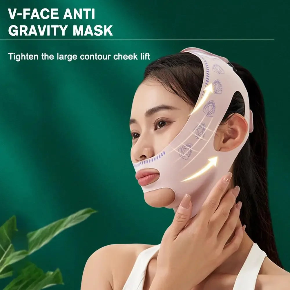 Chin Cheek Slimming Bandage V Shaper V Line Lifting Mask Face Lifting Anti Wrinkle Strap Sleeping Mask Beauty Health Reusable
