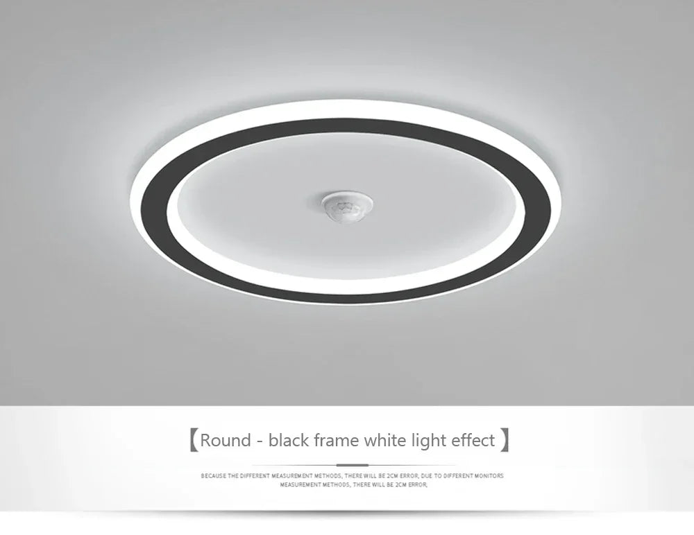 Modern LED Ceiling Light Chandelier Smart Ceiling Lamp with Motion Sensor for Stair Corridor Hallway Entrance Lighting Fixture