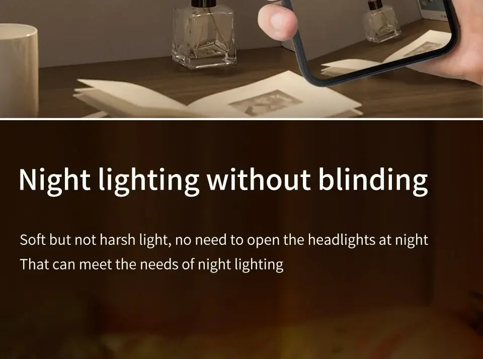 LED Motion Sensor Light Night Light USB Rechargeable Night Lamp for Kitchen Cabinet Wardrobe Lamp...