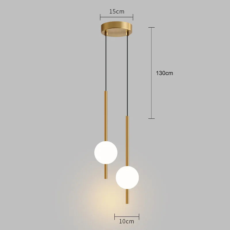 Bedside Pendant Lights for Bedroom Nordic Pendant Lamp for TV background Kitchen Island Restaurant Dinning Room LED L...