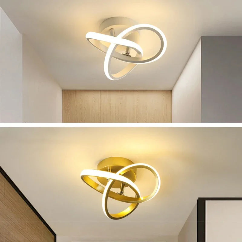Modern LED Ceiling Light Minimalist Balcony Aisle Lamp Home Corridor Porch Channel Ceiling Lamp Nordic Ins Wind Cloakroom Lamp