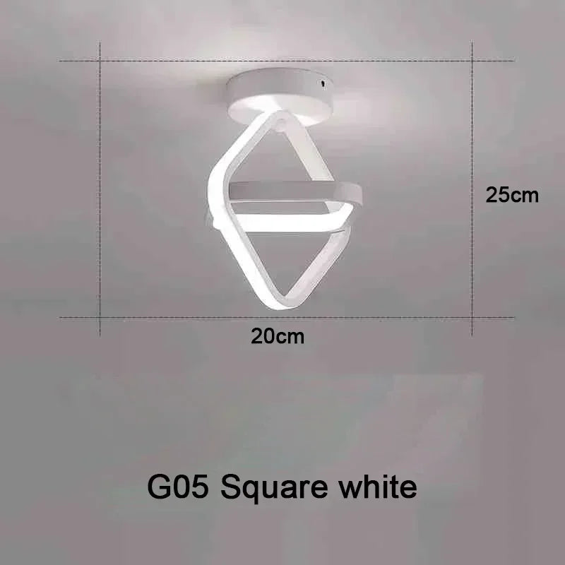 LED Strip Aisle Ceiling Lights Modern Minimalist Living Room Lamps For Balcony Entrance Home Decor Fixtures various s...