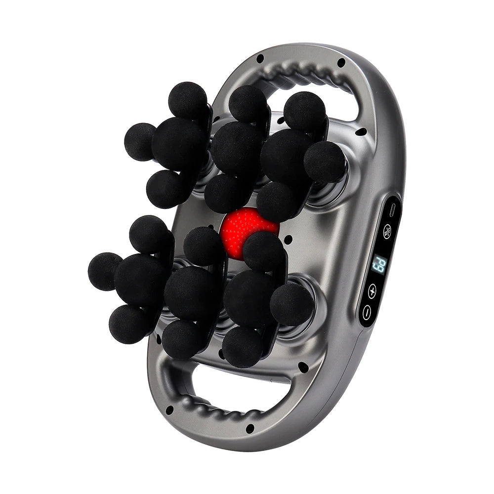 22-Head Fascia Gun High-Frequency Vibration Body Massage Gun Back and Waist Massager Neck Shoulder Massager Muscle masajeador