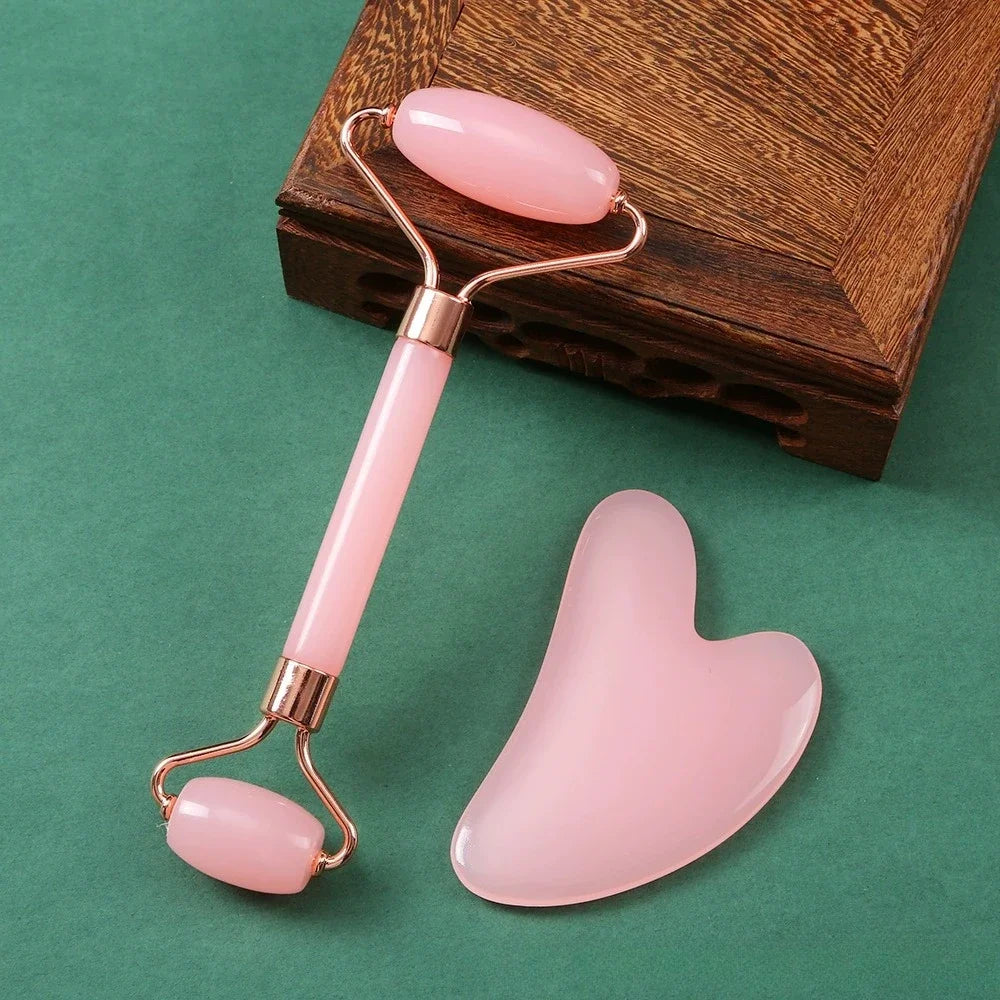 Ice Face Roller Gua Sha Board Facial Face Massager Kit Massage Roller Face Lifting Contouring Tools Beauty Skin Care Tools