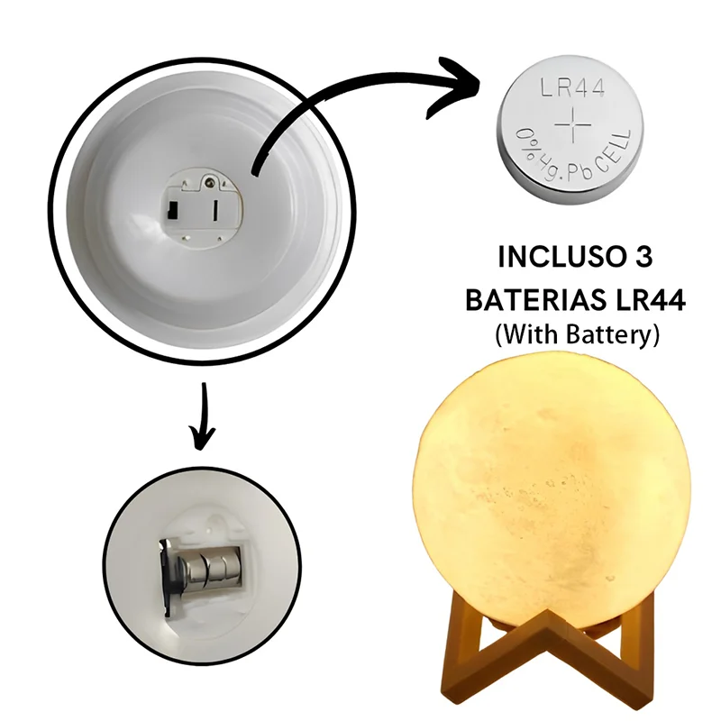 3D 8cm Wireless Moon Lamp Night Light Small Gift for All Occasions This 3D wireless moon lamp ser...