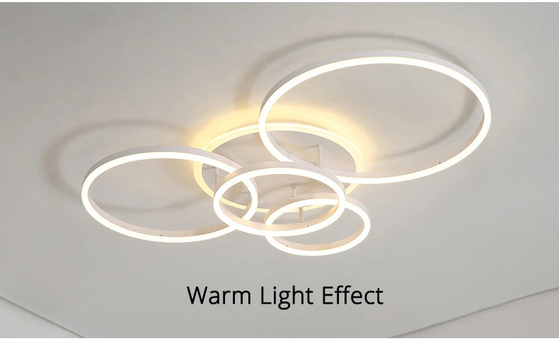 Gold White Modern LED Chandelier Lighting For Living Study Room Lights Indoor Lamps Parlor Foyer Lustres Chandeliers Luminaire