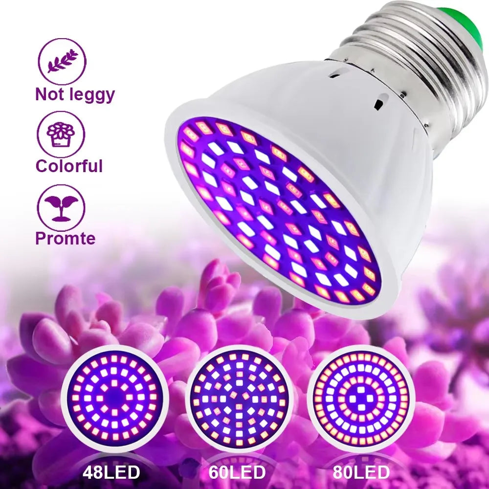2pcs/lot LED Grow Light Bulb E27 E14 GU10 MR16 Full Spectrum Greenhouse Hydroponic Grow lamp...