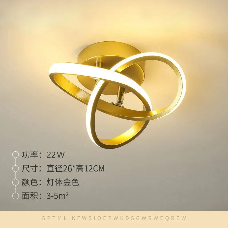 Modern LED Ceiling Light Minimalist Balcony Aisle Lamp Home Corridor Porch Channel Ceiling Lamp Nordic Ins Wind Cloakroom Lamp
