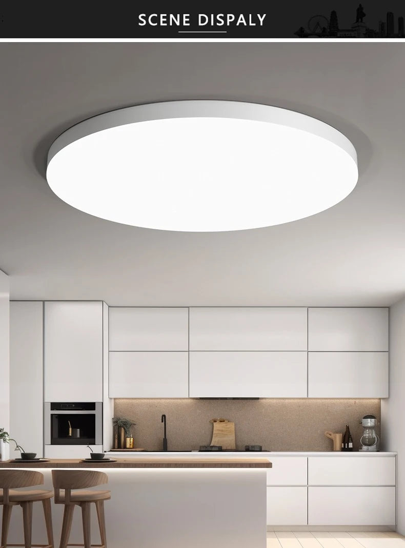 Modern LED Ceiling Light Waterproof Dustproof Three Proof Light Kitchen Bedroom Bathroom Living R...