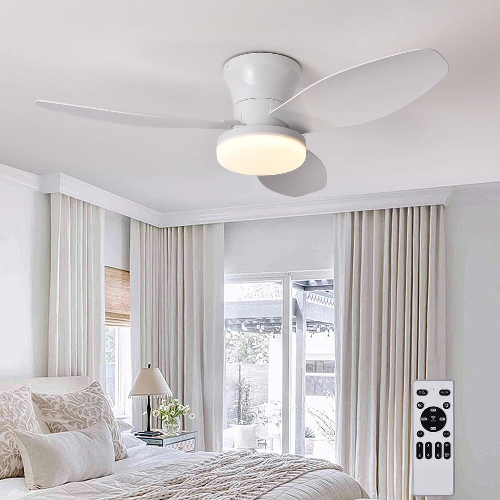Ceiling Fan with Light Casa inteLigente Socket Fan Light ventilatore Da Soffitto Con Luce De Tech...