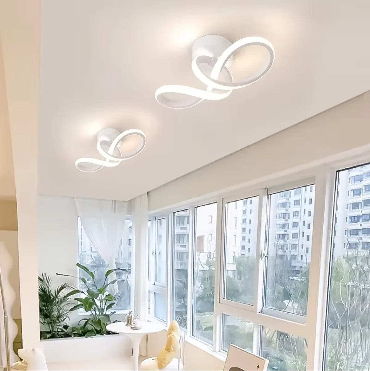 Modern LED Ceiling Light Black And White Color Forntrance Corridors Entryways Cloakrooms Balconies Indoor Decoration ...