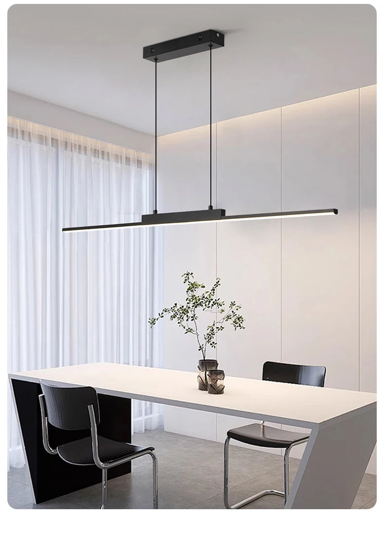 Pendant Light Modern Simple Dining Room Light For Wall Kitchen Long Chandelier Living Room Pendant Lamp Home Decoration Lighting