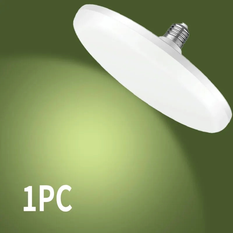 Flying Saucer Light E27 220v 15W LED Bulb Base Household Energy Saving Lamp Indoor Lighting Ceili...