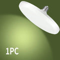 Flying Saucer Light E27 220v 15W LED Bulb Base Household Energy Saving Lamp Indoor Lighting Ceili...