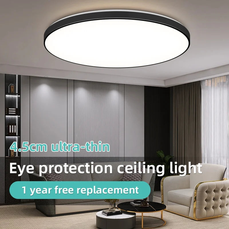Led Ceiling Lamp Modern Ceiling Chandelier 220V Led Panel Lighting Fixture For Bedroom Kitchen Home Ultra Thin Ceiling Lights