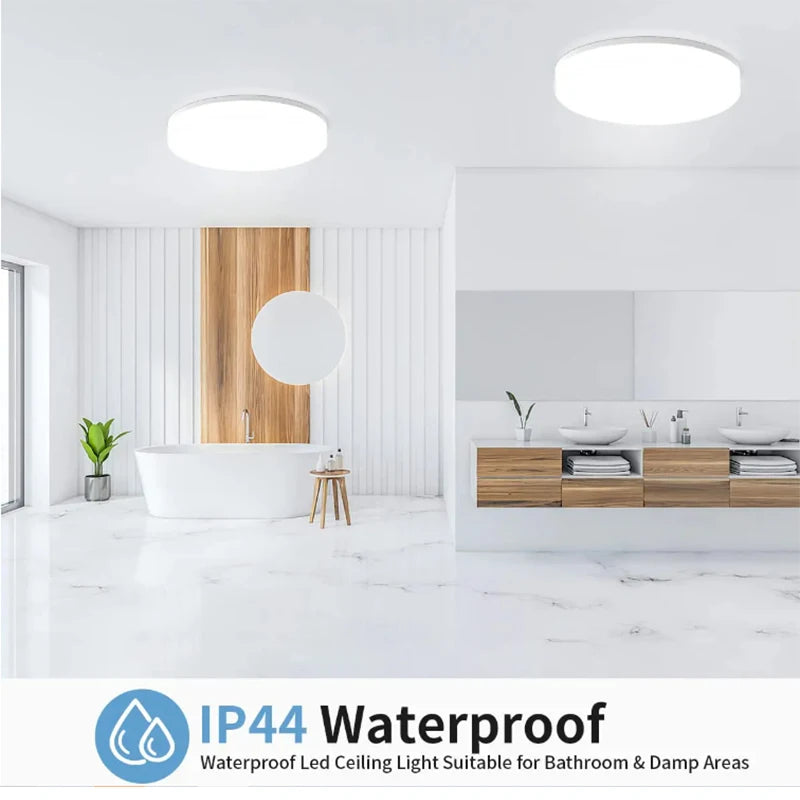 Modern Ultra-thin Round LED Ceiling Light Bedroom Lustre LED Lights For Room Home Decoration 48W ...