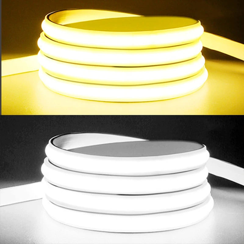 1M-30M COB LED Strip Light Super Bright Led Strip Lights Outdoor Lamp Waterproof Flexible Ri...