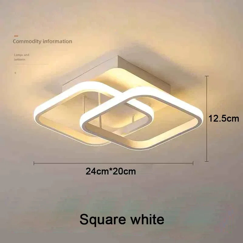 Modern LED Aisle Ceiling Lights Nodic Home Lighting Led Surface Mounted for Bedroom Living Room Corridor Light 3-colo...