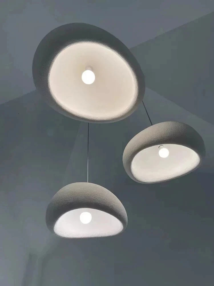 Japanese Wabi Sabi LED Ceiling Chandelier Nordic Modern Dining Bar Table Pendant Light Loft Living Room Decoration Hanging Lamp