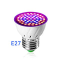 LED Grow Light Bulb E27 220V Full Spectrum 60/80LED Plant Lamp for Indoor Garden Seedling Greenho...