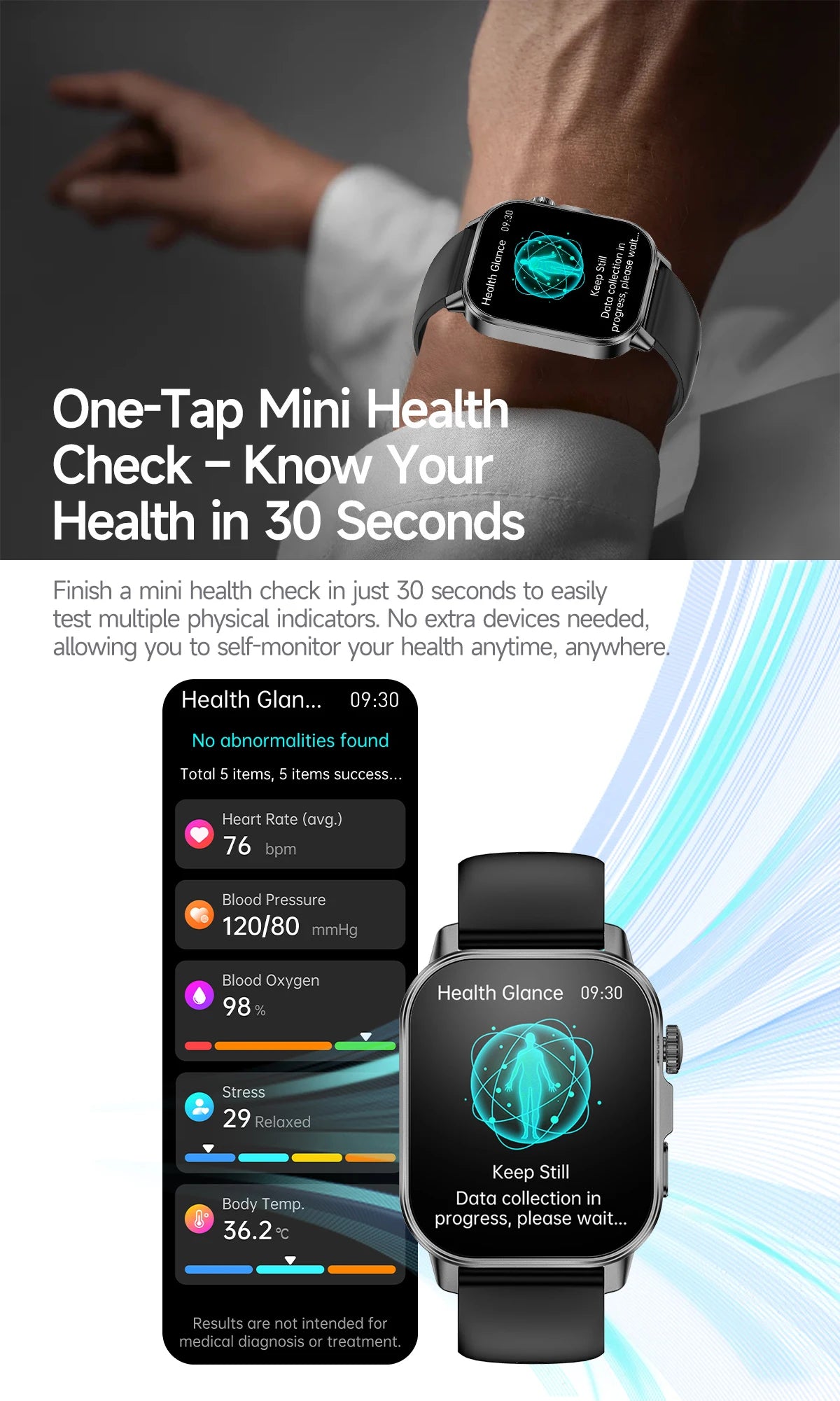 2026 Fashion Health Smart Watch Women 2.0"AMOLED ECG Physical Examination Fat Uric Acid Heart Rate BT Call Smartwatch For Ladies