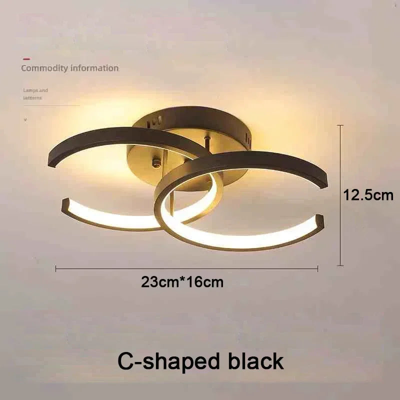 Modern LED Aisle Ceiling Lights Nodic Home Lighting Led Surface Mounted for Bedroom Living Room Corridor Light 3-colo...