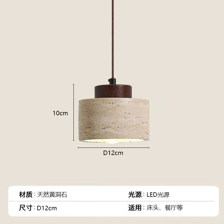 Modern Travertine Stone Pendant Light Versatile In Various Styles Bedroom Dining Room Kitchen Island  Decor lamp Fast Delivery