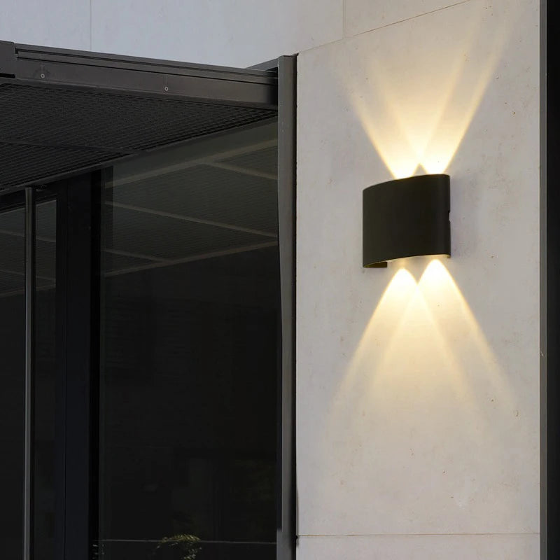 LED Up and Down Illuminated Wall Light Waterproof Interior Wall Light Bedroom Living Room Corrido...