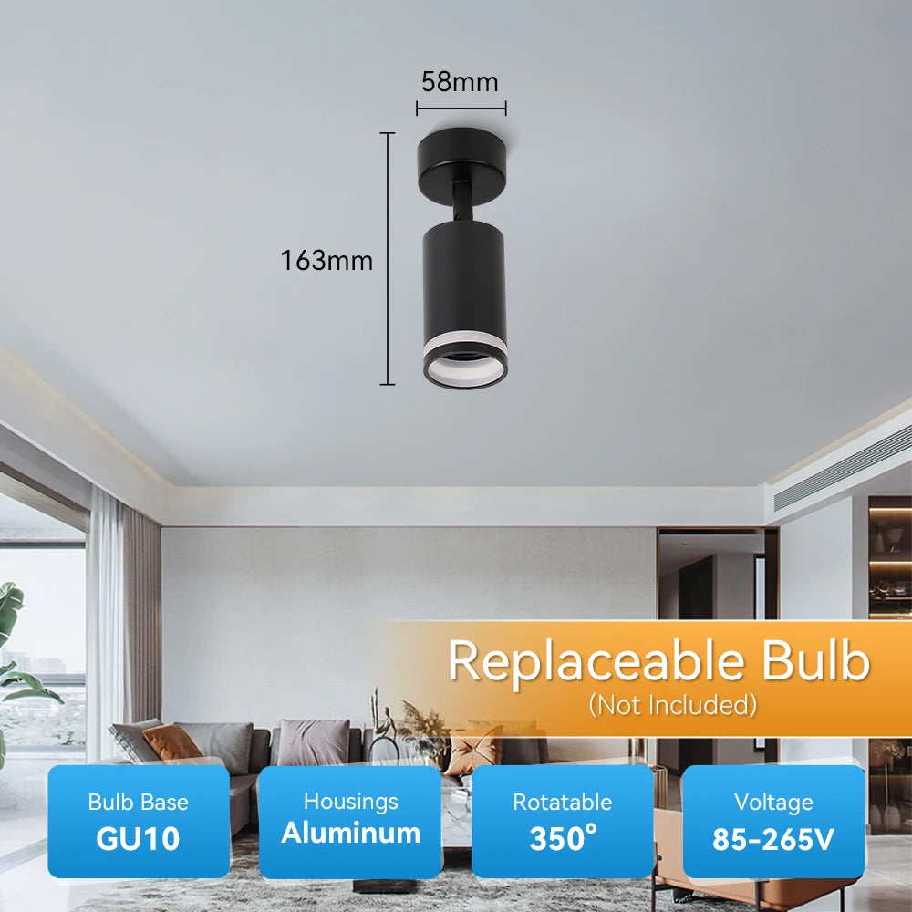 LED Shop Ceiling Spot Lamp Chandelier Bedroom Vestibule GU10 Bulb Replacement Led Spot for Corridor Home Decor Lights...