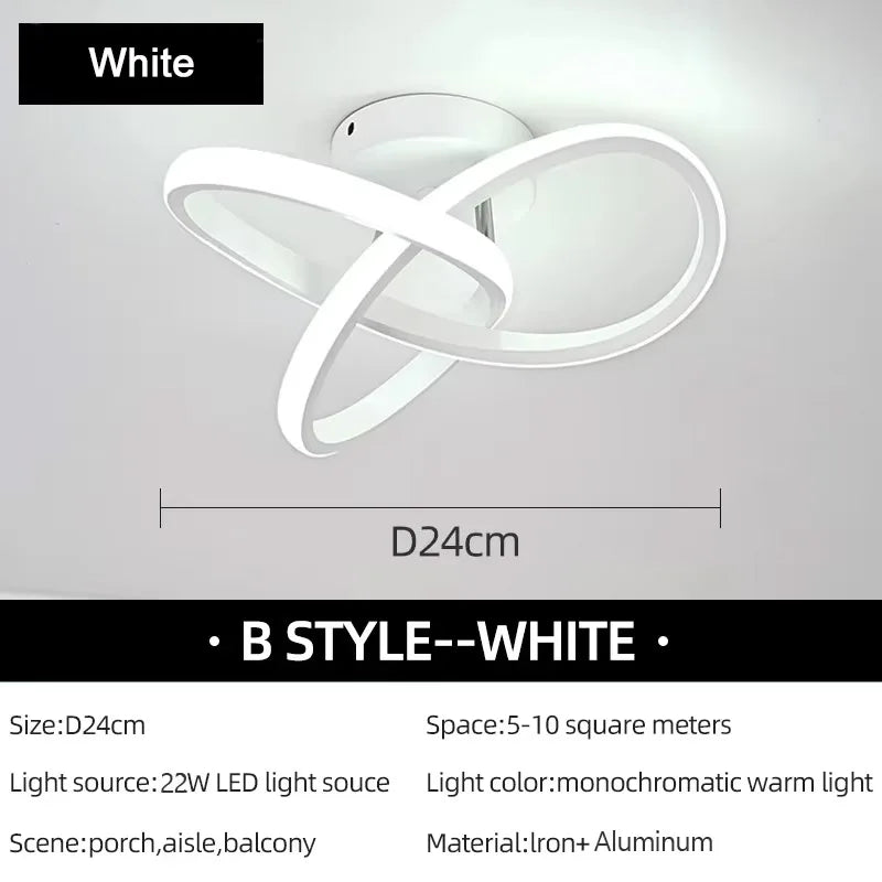 Modern LED Ceiling Light LED Switch Control For Aisle Entrance Bedroom Living Room Corridor Light Balcony Lights Home...