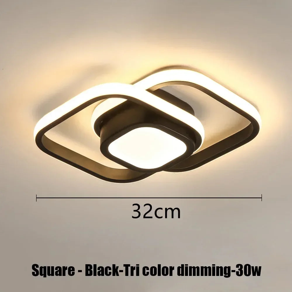 LED Strip Aisle Ceiling Lights Modern Minimalist Living Room Lamps For Balcony Entrance Home Decor Fixtures various s...