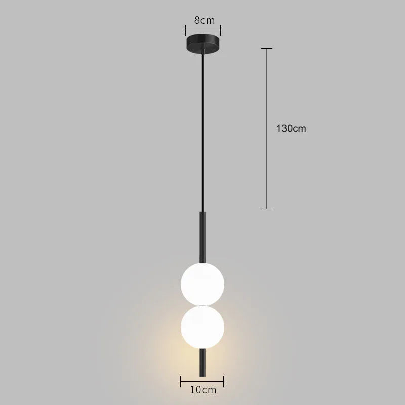 Bedside Pendant Lights for Bedroom Nordic Pendant Lamp for TV background Kitchen Island Restaurant Dinning Room LED L...