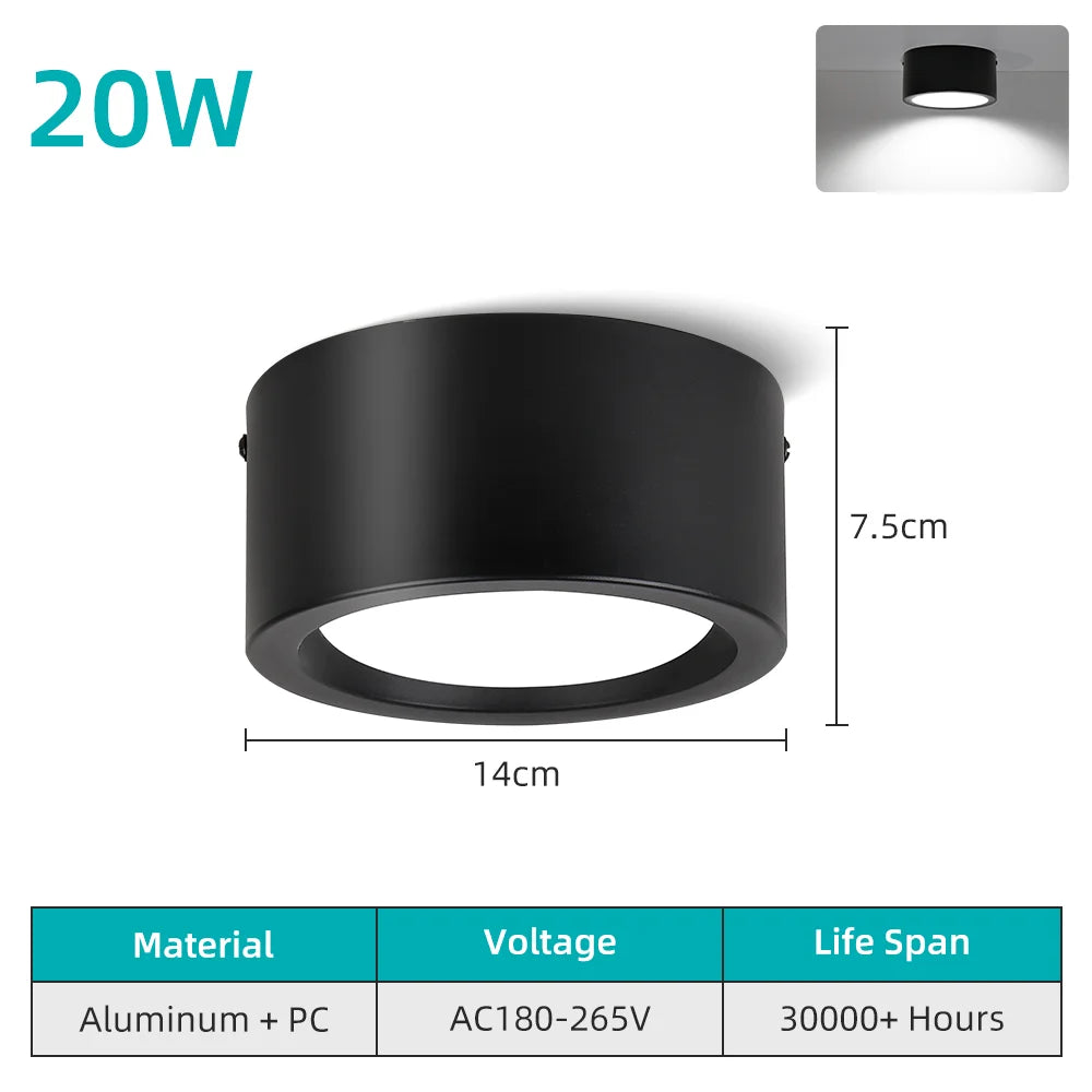 Led Ceiling Lamp Ultra Thin Panel Led Light for Living Room Bedroom Indoor Lighting 20W 30W Squar...