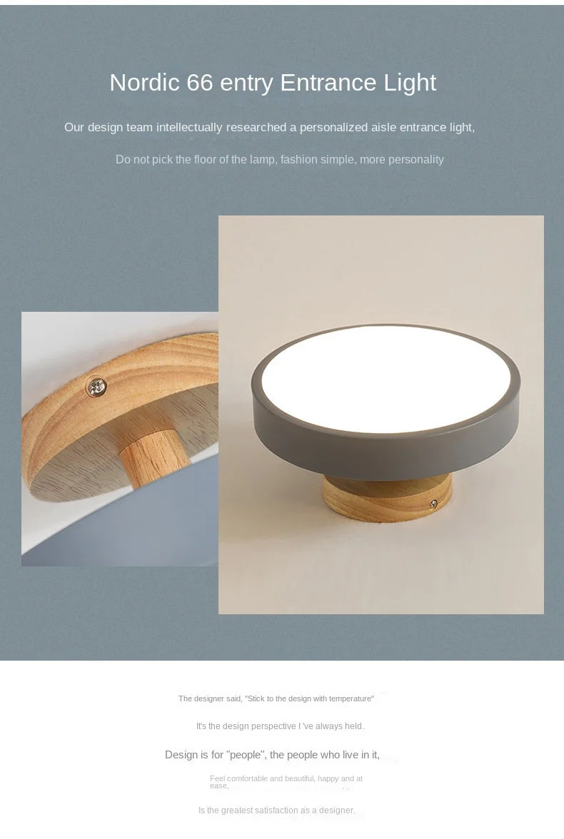 Minimalist aisle Ceiling light corridor Lamps Scandinavian personality creative entrance hall ceiling lamp balcony ceiling light