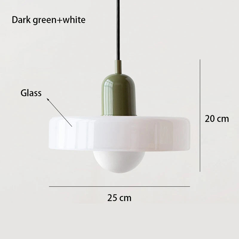 Nordic Retro Glass Chandelier Living Room Dining Room Bedroom KitchenModern Lighting Decoration Retro Lighting Fixtur...