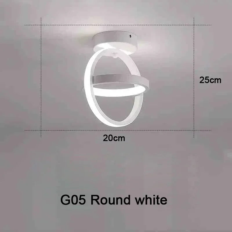 Modern LED Aisle Ceiling Lights Nodic Home Lighting Led Surface Mounted for Bedroom Living Room Corridor Light 3-colo...