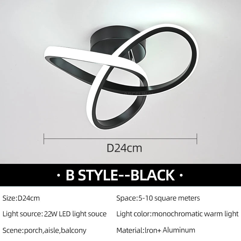 Modern LED Aisle Ceiling Lights Home Lighting Led Surface Mounted for Porch Bedroom Living Room Corridor Light Balcon...