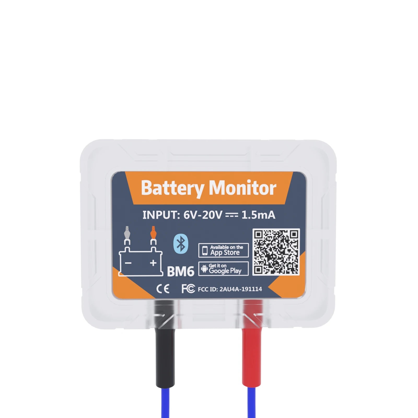 QUICKLYNKS BM6 Bluetooth 4.0 Car Battery Monitor 12V Battery Tester Charging Cranking Battery Analyzer APP for Android IOS