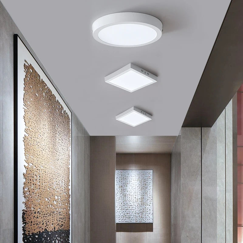 Ultra Thin Circular LED Ceiling Light Wide Pressure Panel for Indoor Lighting in Living Rooms Bed...