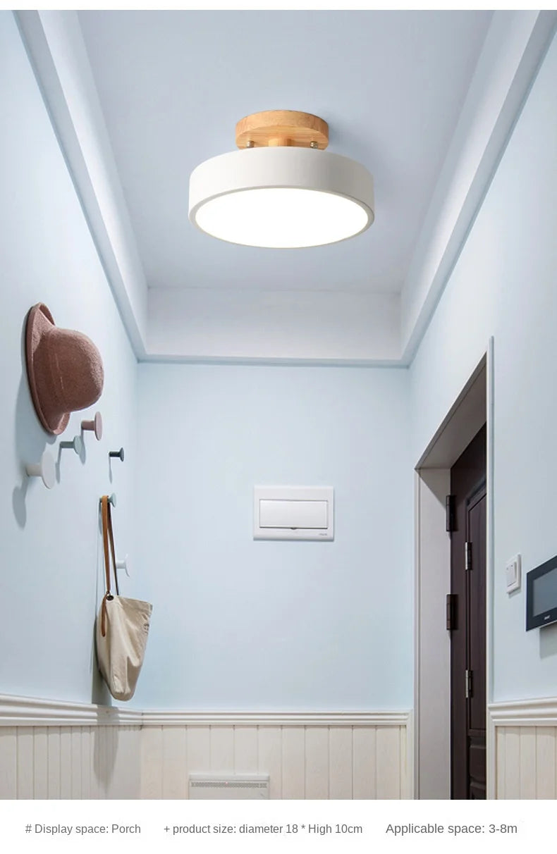 Minimalist aisle Ceiling light corridor Lamps Scandinavian personality creative entrance hall ceiling lamp balcony ceiling light