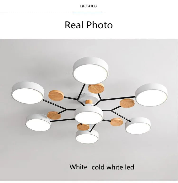 Modern Living Room Ceiling Chandelier Light Three Colors Changed led Ceiling Lights for Bedroom Dining Room 220v Ceiling Lamps