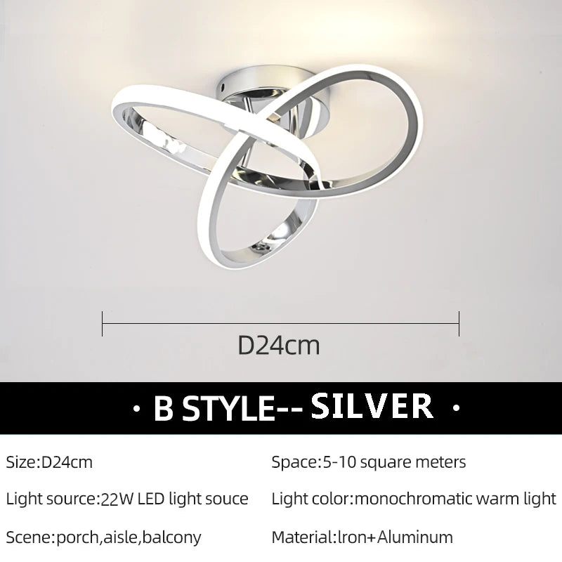 Modern LED Aisle Ceiling Lights Home Lighting Led Surface Mounted for Porch Bedroom Living Room Corridor Light Balcony Lights