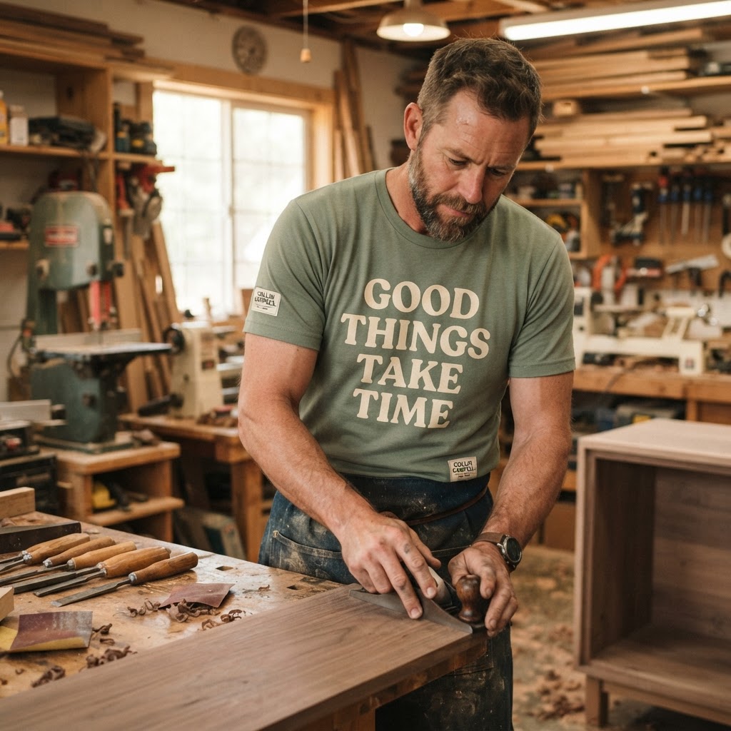 Good Things Take Time — Premium T-Shirt | COLLIN CAMPELL product image