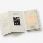Voice + Heat Greeting Card interior with voice module and heat pad