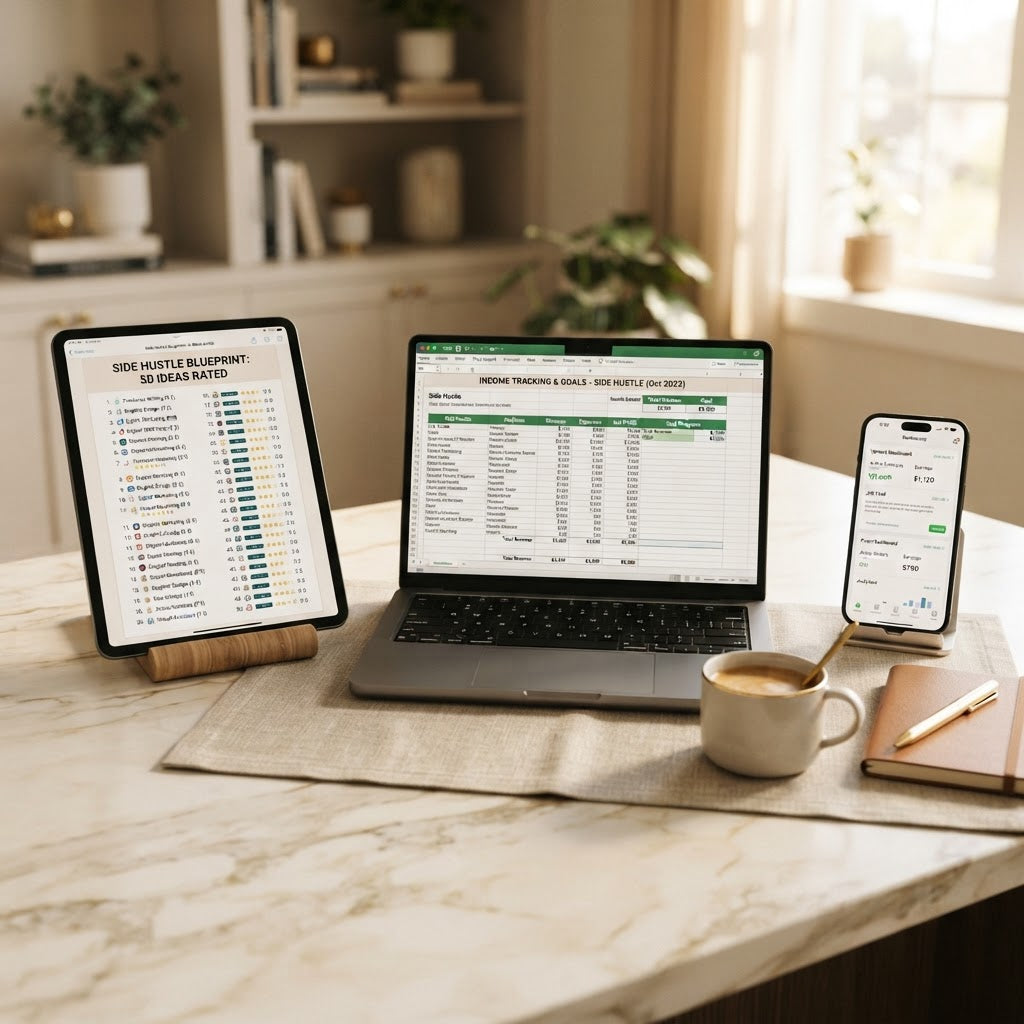 The Side Hustle Blueprint — 50 Proven Ways to Make Money from Home