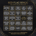 Red Flag Dating Bingo Card - 21 Printable Bingo Cards
