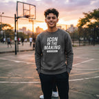 Icon in the Making — Premium Sweatshirt | COLLIN CAMPELL product image